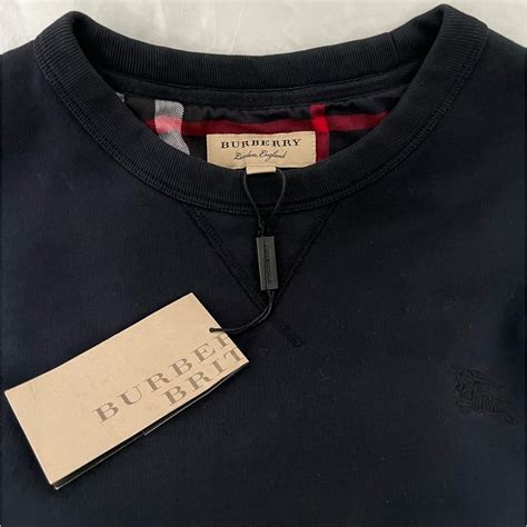 burberry embroidered archive logo sweatshirt|burberry tee shirts men.